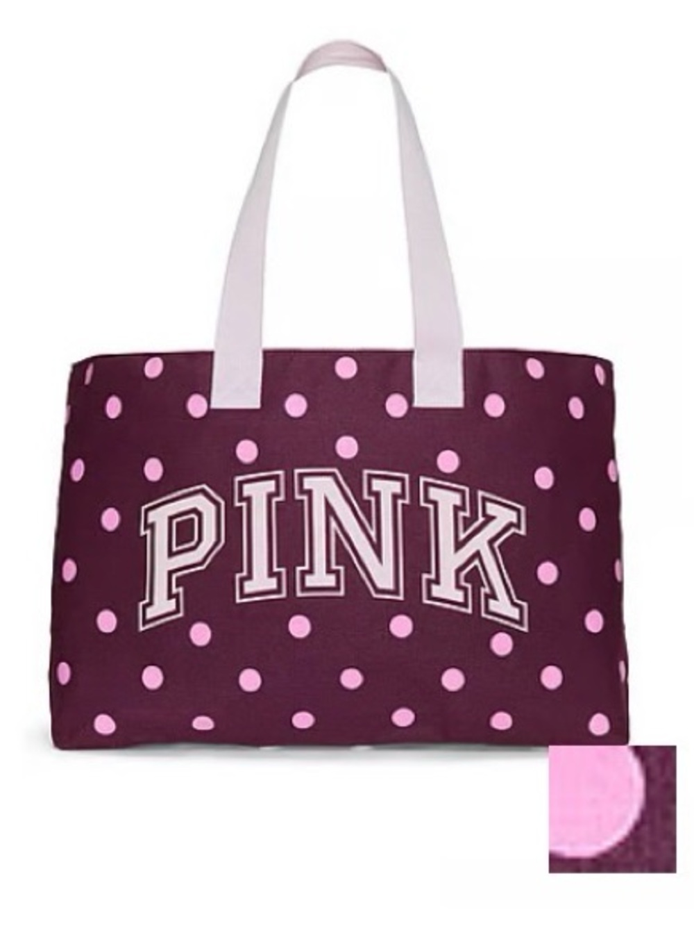 Canvas Tote Bag & Wristlet Pouch Set